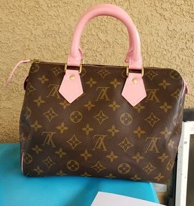 Customized Louis Vuitton Speedy 25 monogram
